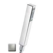 Douchette laiton jet de pluie CUBE nickel satiné - Bossini B00255094