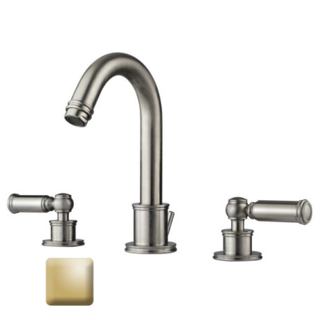 Kit robinet mélangeur avec bec orientable et bonde or LIBERTY LINE - BOSSINI Z001302021