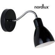 Applique murale E14 métal CYCLONE Flex Noir - NORDLUX 2512741003