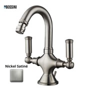 Mélangeur de bidet avec vidage LIBERTY LINE nickel satiné - BOSSINI Z001401094