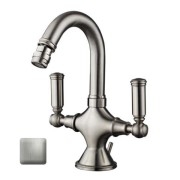 Mélangeur de bidet avec vidage LIBERTY LINE nickel satiné - BOSSINI Z001401094