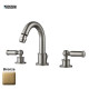 Mélangeur de bidet 3 trous avec bec mobile et vidage LIBERTY LINE bronze - BOSSINI Z001402022