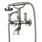Mélangeur bain-douche avec inverseur, douchette et flexible LIBERTY LINE chrome - BOSSINI Z001103030
