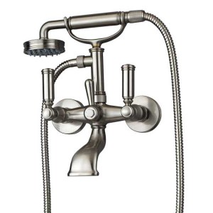 Mélangeur bain-douche avec inverseur, douchette et flexible LIBERTY LINE chrome - BOSSINI Z001103030