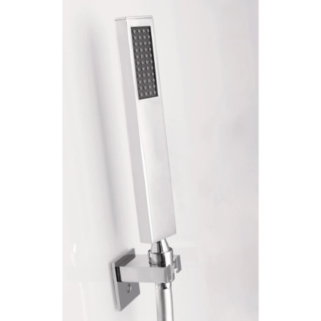 Cabine à porte pivotante receveur bas 120X80 Eden rectangulaire - KINEDO CA827