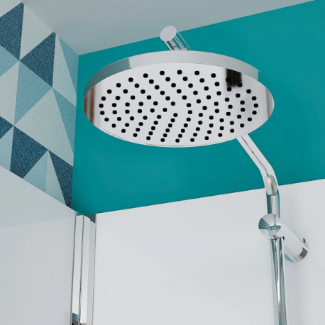 Cabine à porte pivotante receveur haut 80 Eden carrée - KINEDO CA8210