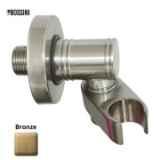 Sortie murale en laiton avec support douchette bronze - BOSSINI C170000022