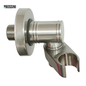 Sortie murale en laiton avec support douchette chromé - BOSSINI C170000030