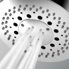 Ensemble sortie murale avec support orientable, flexible 150, douchette CLASSIC 3 jets Or - Bossini C17003C021