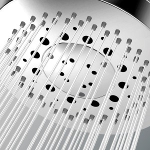 Ensemble sortie murale avec support orientable, flexible 150, douchette CLASSIC 3 jets Or - Bossini C17003C021