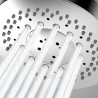 Ensemble sortie murale avec support orientable, flexible 150, douchette CLASSIC 3 jets Or - Bossini C17003C021