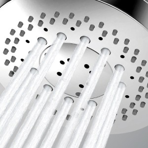 Ensemble sortie murale avec support orientable, flexible 150, douchette CLASSIC 3 jets Chromé - Bossini C17003C030