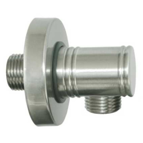 Raccord mural avec rosace 1/2"M NPT Liberty Chromé - Bossini V00223030