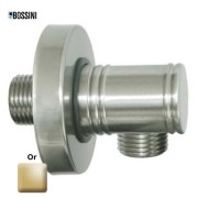 Raccord mural avec rosace 1/2"M NPT Liberty Or - Bossini V00223021