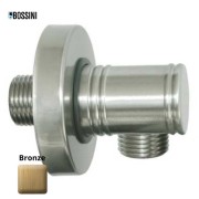 Raccord mural avec rosace 1/2"M NPT Liberty Bronze - Bossini V00223022