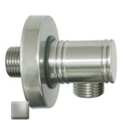 Raccord mural avec rosace 1/2"M NPT Liberty Nickel satiné - Bossini V00223094