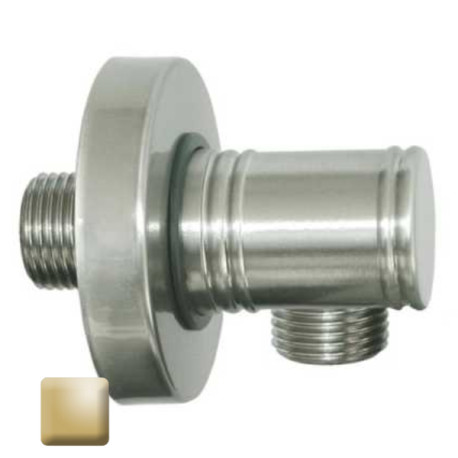 Raccord mural avec rosace 1/2"M GAS Liberty Or - Bossini V00225021