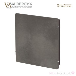 Radiateur à inertie Touch Silicium Terre Lunaire 800W Carré - Valderoma TL0800T