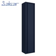 Colonne suspendue 1 porte Attila Blue Satin - SALGAR 104245