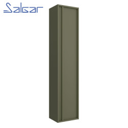 Colonne suspendue 1 porte Attila Green Satin - SALGAR 104246