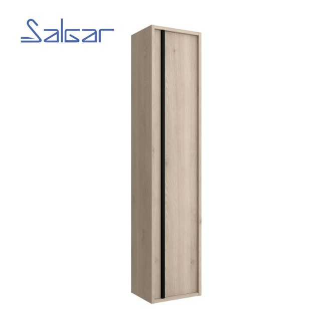 Colonne suspendue 1 porte Attila Chêne Naturel - SALGAR 104248