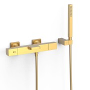 Ensemble douche bain-douche thermostatique Or Mat 24K - TRES 19017469OM