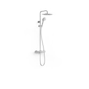 Colonne de douche thermostatique 2 voies Chrome - TRES 19039314
