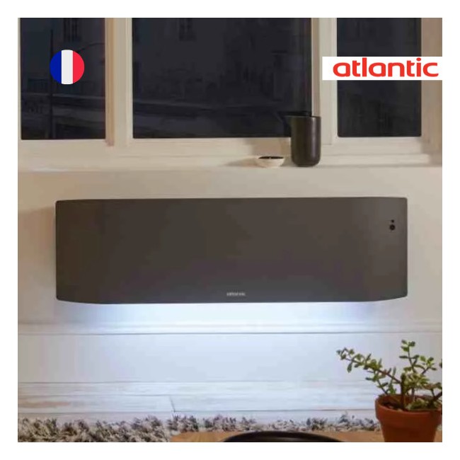 Radiateur électrique Atlantic DIVALI NEO Plinthe 1000W Gris étoilé