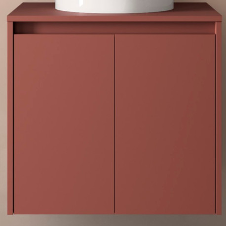 Meuble de salle de bains 2 portes NOJA 600 Red satin - SALGAR 104268
