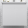 Meuble de salle de bains 2 portes NOJA 700 White gloss - SALGAR 104272