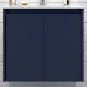 Meuble de salle de bains 2 portes NOJA 700 Blue satin - SALGAR 104275