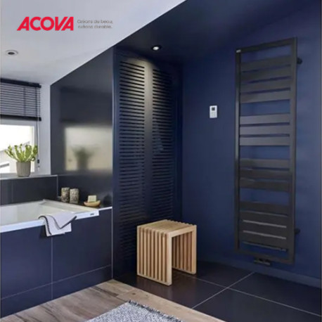 Radiateur sèche-serviettes chauffage central soufflant 791W Forana+air - Acova FO-180-050/IFS