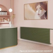 Ventilo-Radiateur chauffage central 1747W horizontal Fassane Neo - Acova VNX2-037-120-BF