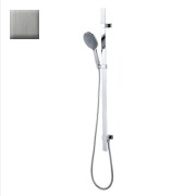 Ensemble barre de douche et douchette nickel satiné Mixa - Bossini D48002094