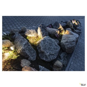 Projecteur extérieur simple anthracite SITRA 360 SPIKE GX53 max. 9W IP44 - SLV 231525