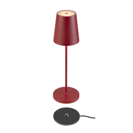 Lampe à poser sans fil rouge VINOLINA TWO IP65 TOUCH - SLV 1007694