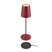 Lampe à poser sans fil rouge VINOLINA TWO IP65 TOUCH - SLV 1007694