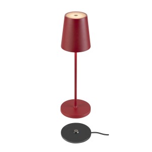 Lampe à poser sans fil rouge VINOLINA TWO IP65 TOUCH - SLV 1007694