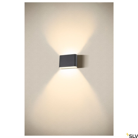 Applique murale noire LED OVAL 14 WL 2700/3000 K 6W - SLV 1007142