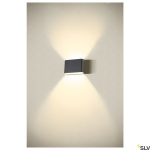 Applique murale noire LED OVAL 14 WL 2700/3000 K 6W - SLV 1007142