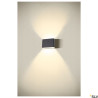 Applique murale noire LED OVAL 14 WL 2700/3000 K 6W - SLV 1007142