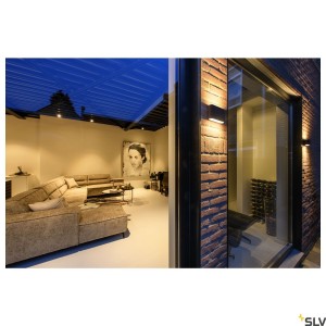 Applique murale noire LED OVAL 14 WL 2700/3000 K 6W - SLV 1007142