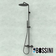 Ensemble mitigeur colonne de douche 230mm noir BLACK & WHITE - BOSSINI L10095073