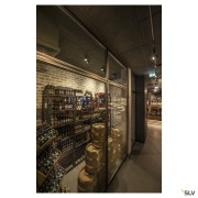 Spot intérieur noir pour rail 3 allumages ALTRA DICE TRACK carré GU10 max - SLV 152320