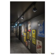 Spot intérieur noir pour rail 3 allumages ALTRA DICE TRACK carré GU10 max - SLV 152320