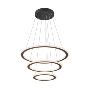 Suspension triple noire LED ONE FLAT 58W IP 20 - SLV 1007701