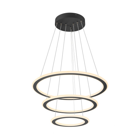 Suspension triple noire LED ONE FLAT 58W IP 20 - SLV 1007701