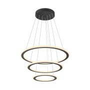 Suspension triple noire LED ONE FLAT 58W IP 20 - SLV 1007701