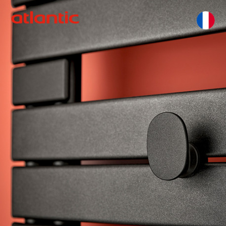 Kit 2 patères ovales pour sèche-serviettes Adélis et Néfertiti - Atlantic 850650