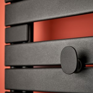 Kit 2 patères ovales pour sèche-serviettes Adélis et Néfertiti - Atlantic 850650